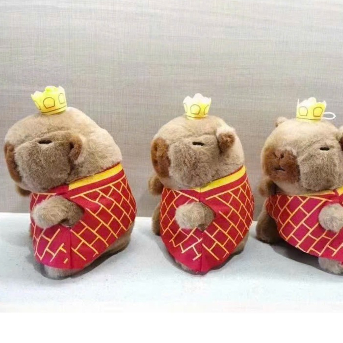 Thú nhồi bông capybara nhiều mẫu mini - Size 20 đến 22cm - Quà tặng chuột lang dễ thương êm mịn cho bé