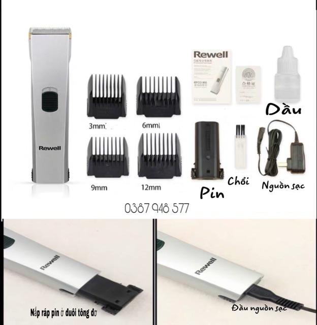 TÔNG ĐƠ CẮT TÓC REWEll 900 - HÀNG CHÍNH HÃNG
