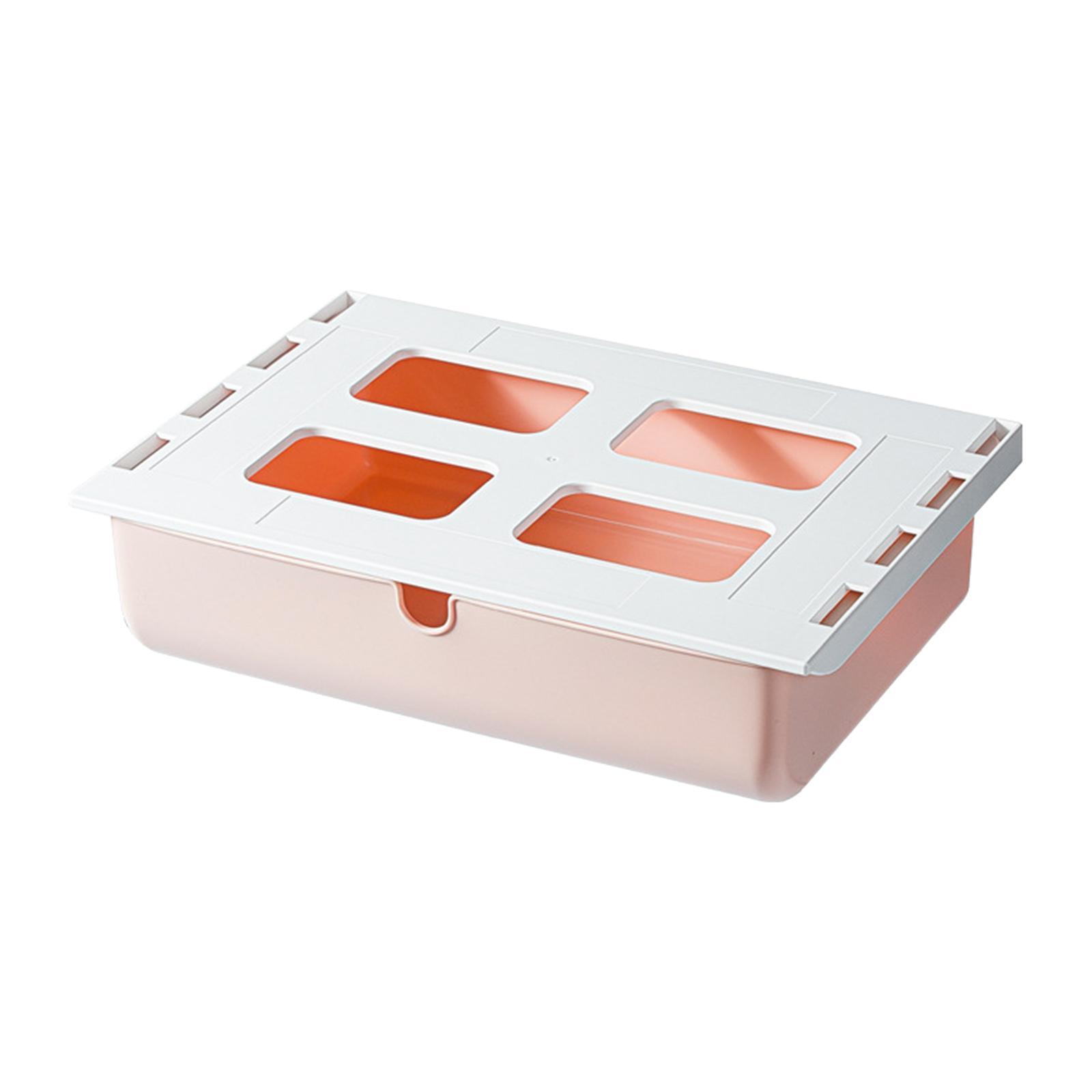 Hidden Desktop Drawer Tray Pen Stationery Storage Box for Office
