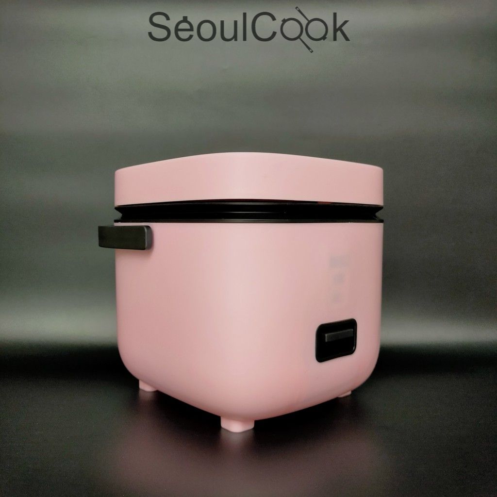 Nồi cơm mini Rice Cooker Seoulcook đa năng 1,2l hàng nội địa tặng khay hấp + vá cơm + cốc đong