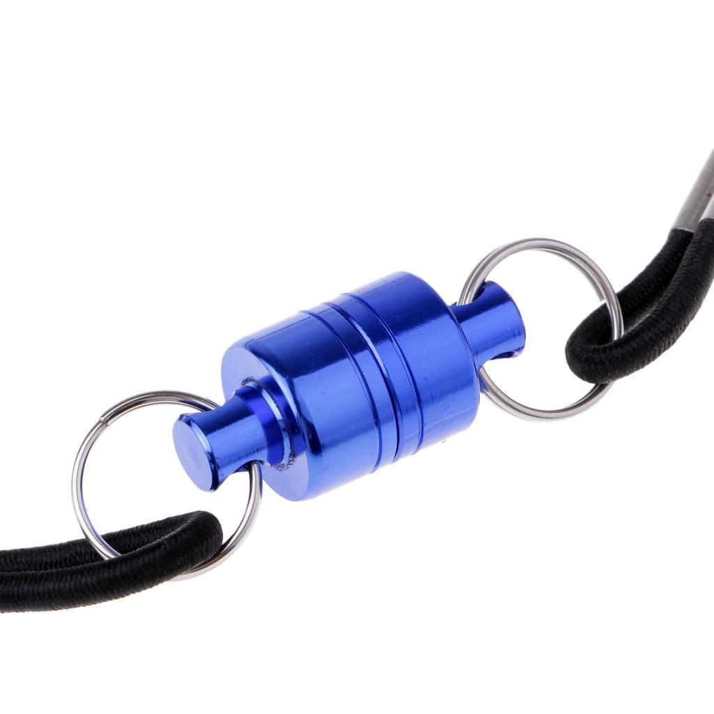 Magnetic Net Release Holder Keeper with Lanyard for Fly Fishing