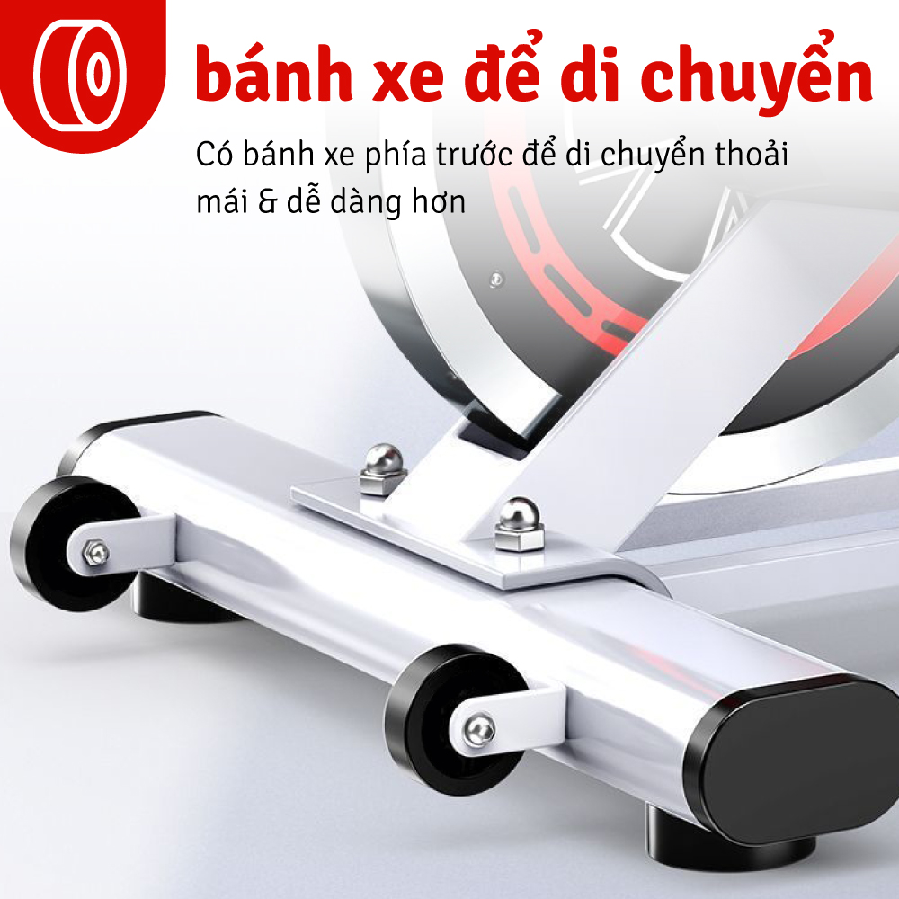 Xe đạp tập thể dục, Xe đạp thể thao,Xe đạp thể dục trong nhà có đồ hồ hiển thị quãng đường, calo tiêu thụ, giảm mỡ, săn chắc cơ thể (hàng nhập khẩu)