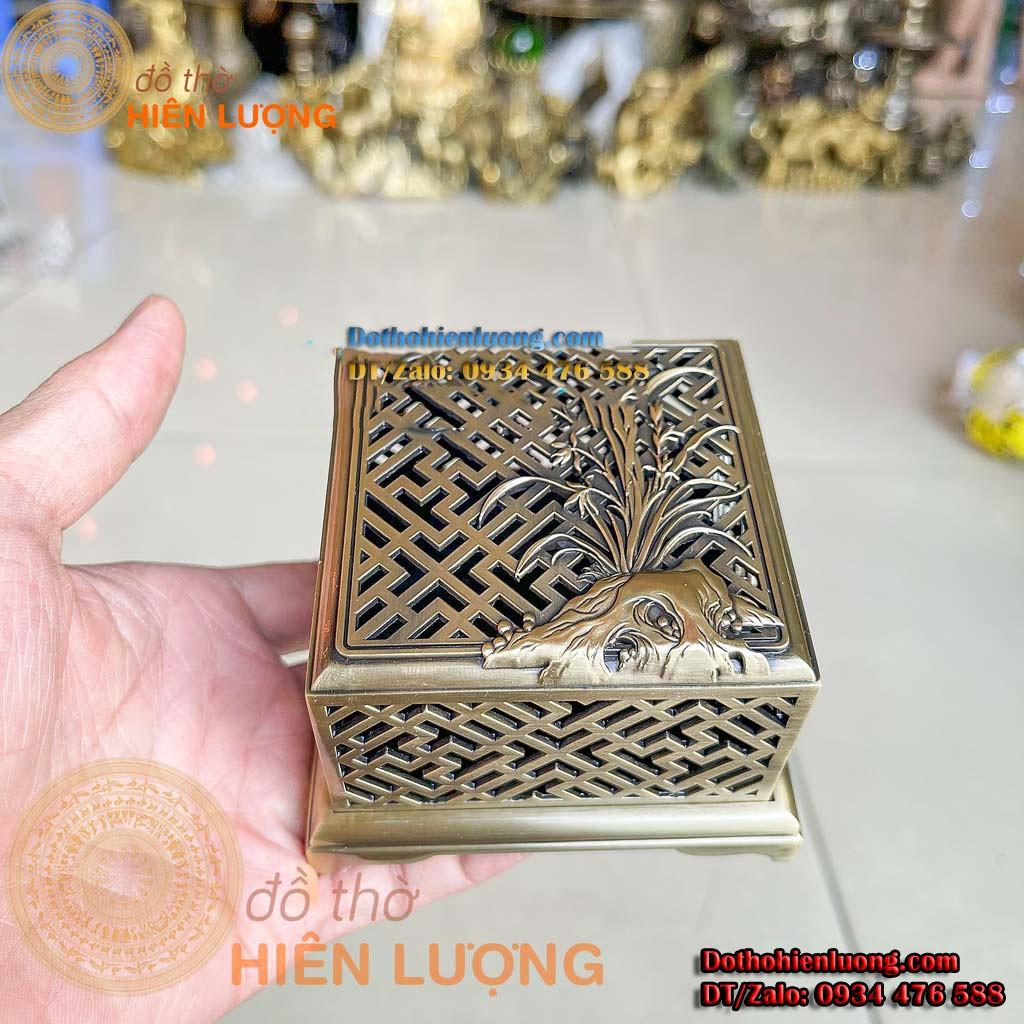 Hộp Xông Trầm Bằng Đồng Phong Thủy - Quà Tặng Đẹp Và Tinh Tế