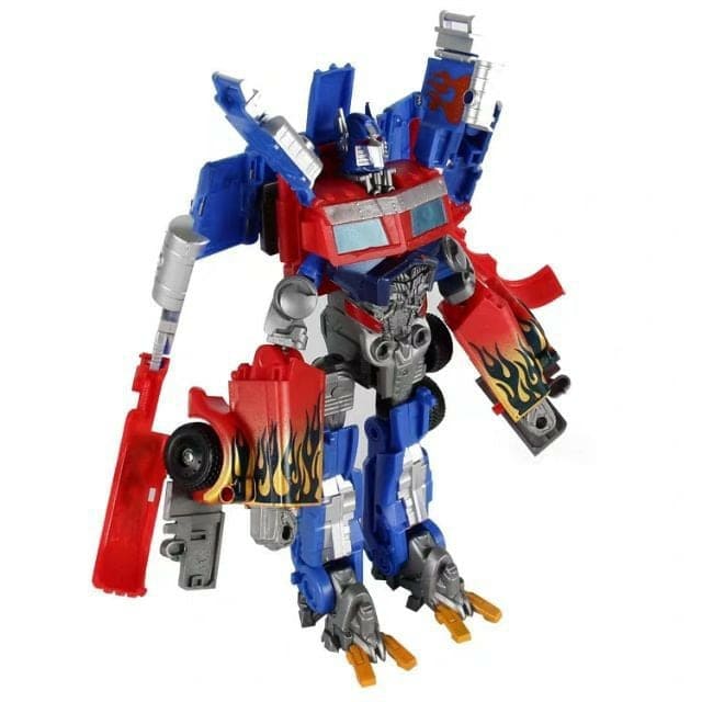 Robot lắp ghép biến hình 2 trong 1 cao 25cm (Optimus Prime)