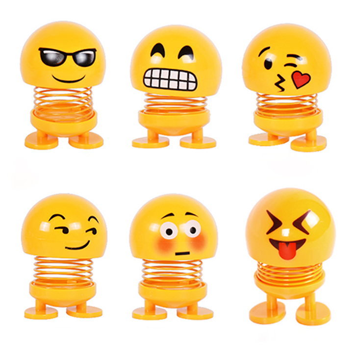 Thú nhún lò xo Emoji ngộ nghĩnh 6 biểu cảm