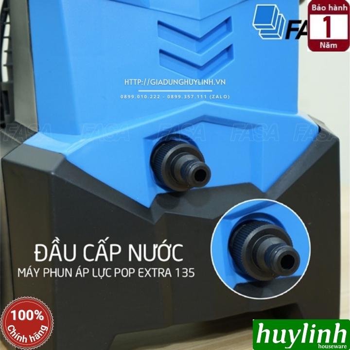 Máy xịt rửa xe Fasa POP Extra 135 - Công suất 1900W - Áp lực 135 bar - Hàng chính hãng