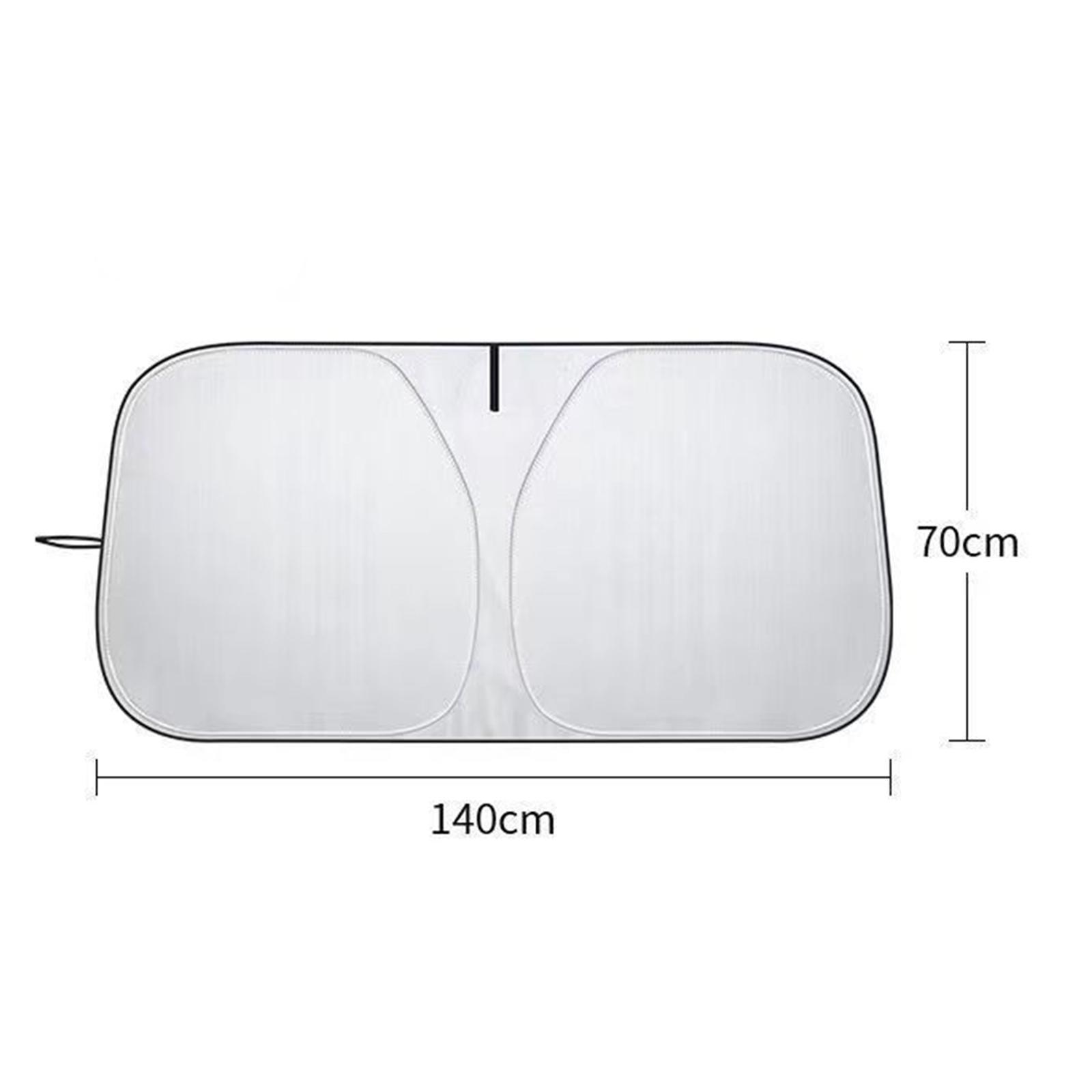 Sun Visor Protector Car Windshield Sun Shade 140cmx70cm