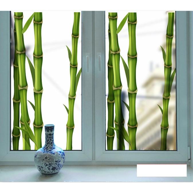 Decal Dán Kính Cao Cấp - Cây Trúc Xanh