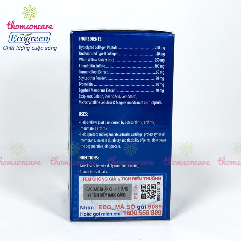 Viên uống bổ khớp Jex Max - Có tem tích điểm - Tái tạo sụn chứa Peptan, Chondroitin và Collagen