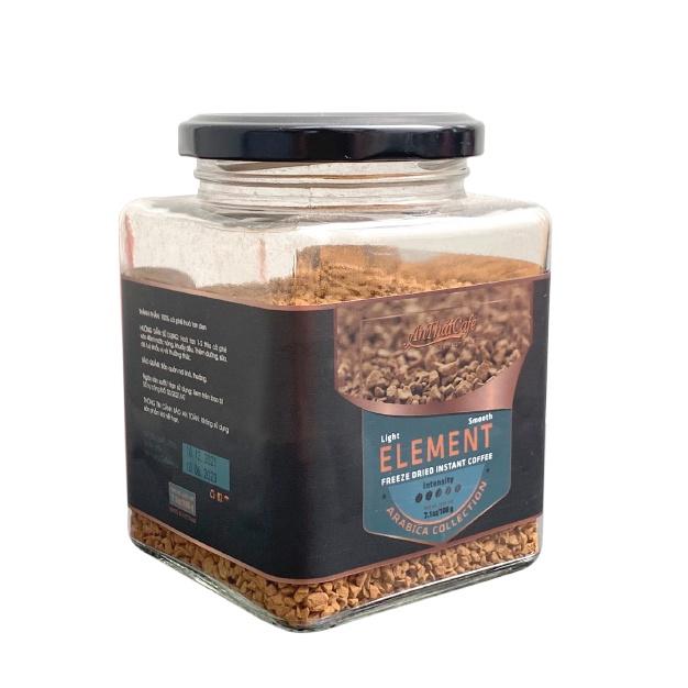 Cà Phê Hoà Tan Nguyên Chất Arabica Element, công nghệ sấy lạnh - AnTháiCafé