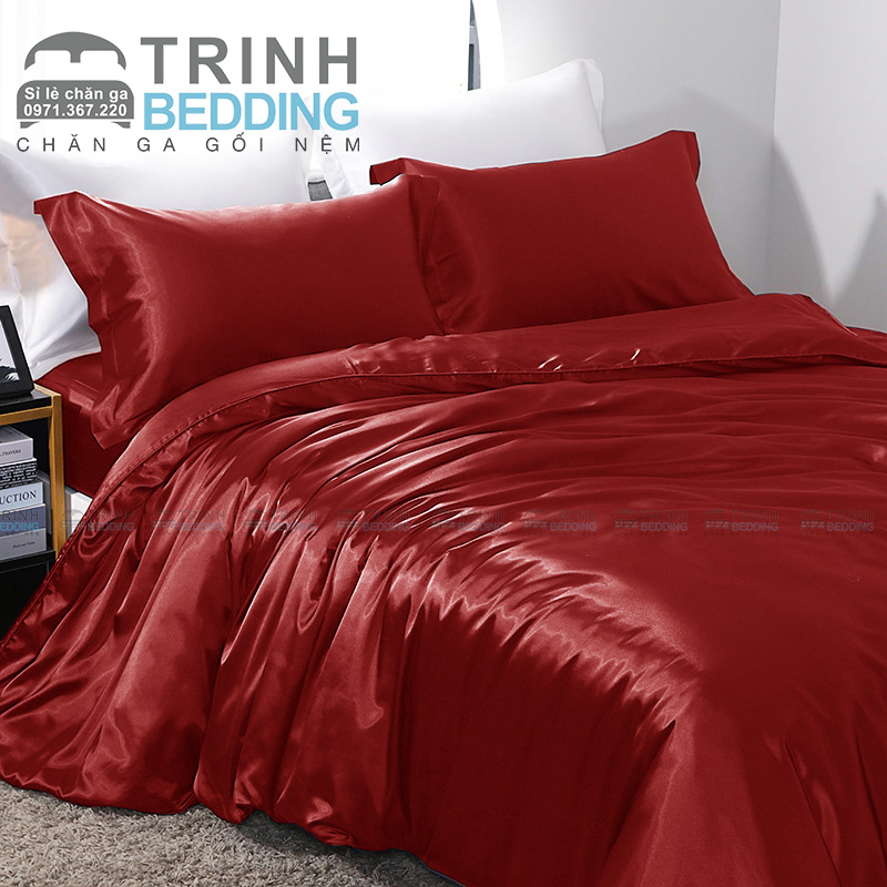 BỘ DRAP PHI LỤA MỊN MÁT CAO CẤP TRINHBEDDING
