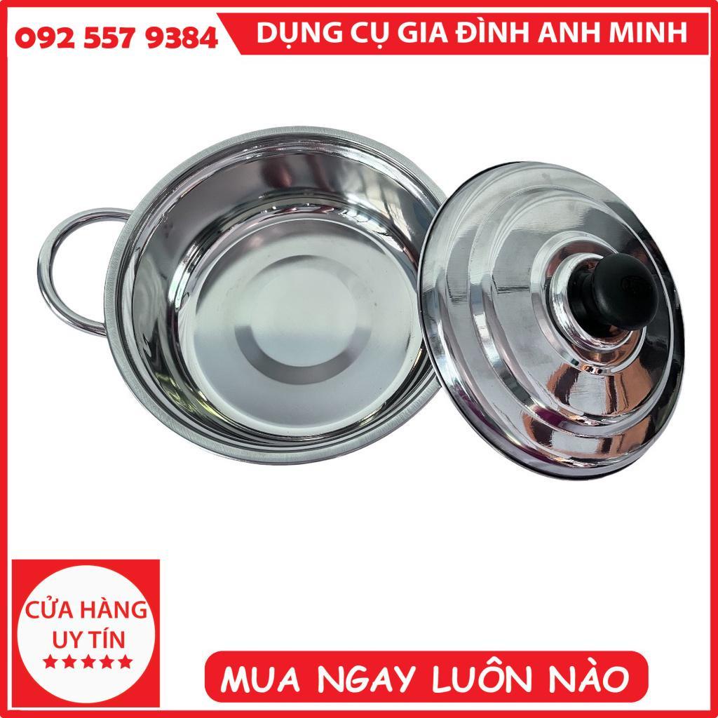 20 Nồi lẩu inox Nồi inox nấu bếp từ Nồi inox 304 Nồi inox 3 đáy Nồi inox nhỏ dùng trong gia đình