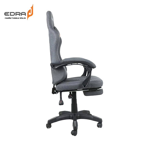 Ghế gaming EDRA Yummy EGC232 V2 Fabric có gác chân - Hàng chính hãng