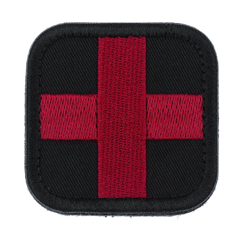4 Pieces Loop Medic First Aid Red Cross Patch