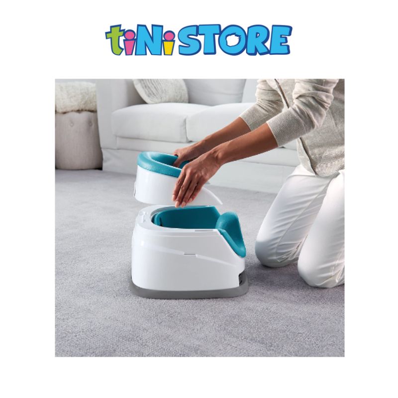 tiNiStore-Ghế ăn dặm 2 trong 1 màu xanh Ingenuity 11247