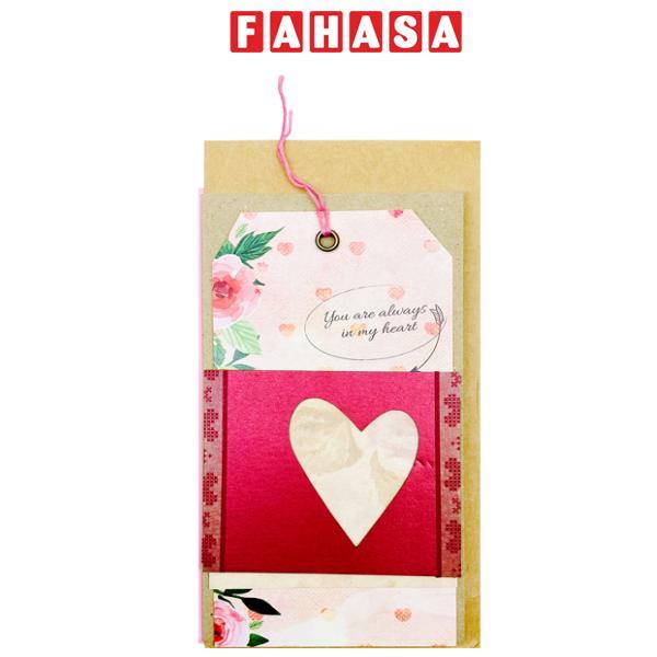 Thiệp Valentine 20 x 11 cm - Vinacraft M10 - Mẫu 4