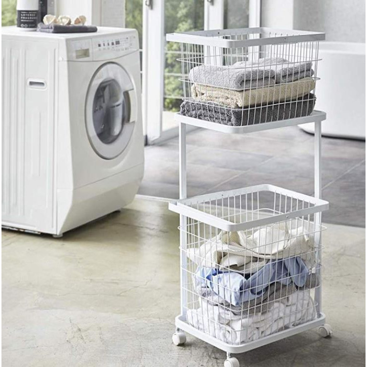 Giỏ Giặt Chữ Nhật Có Bánh Xe