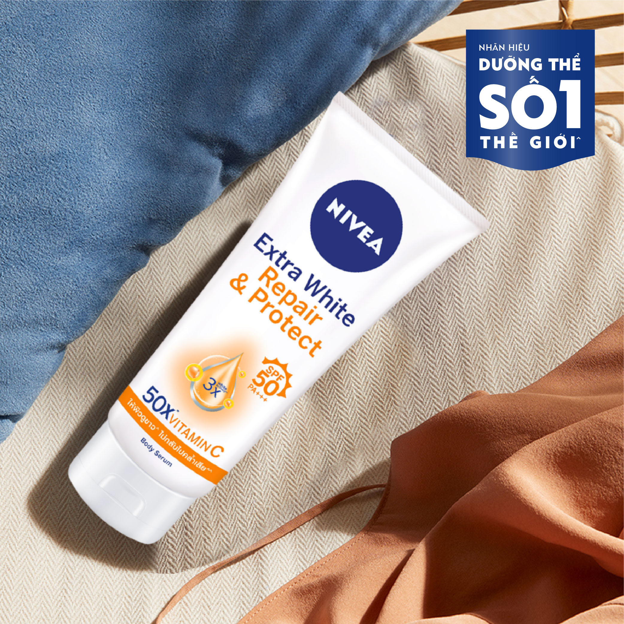 [MUA 1 TẶNG 1] Tinh Chất Dưỡng Thể NIVEA Extra White Dưỡng Sáng Da Mịn Da Ban Ngày