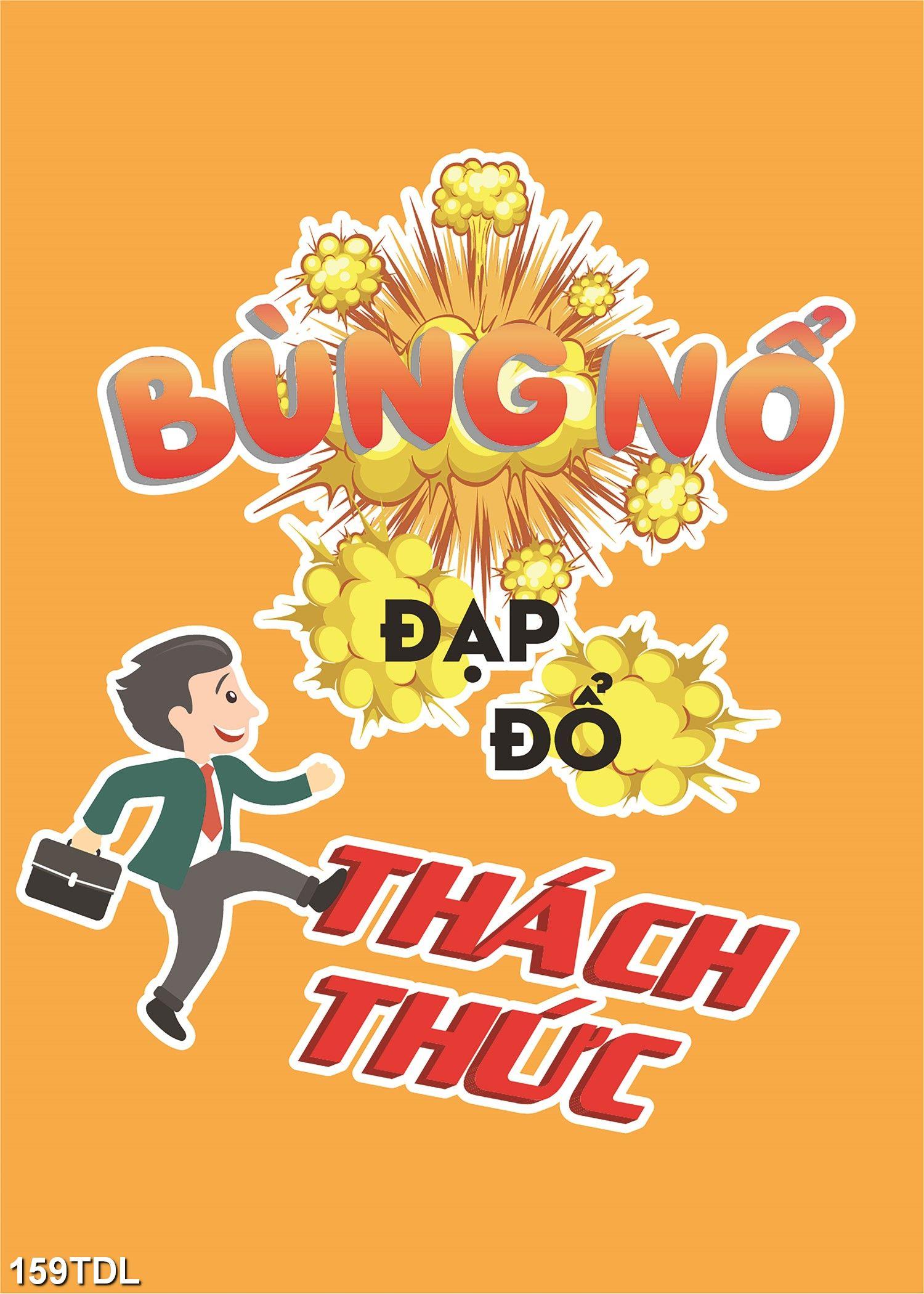 TRANH DÁN TƯỜNG 3D SLOGAN ĐỘNG LỰC SLDL159 - TRANH DÁN TƯỜNG VĂN PHÒNG LÀM VIỆC - YAN SHOP