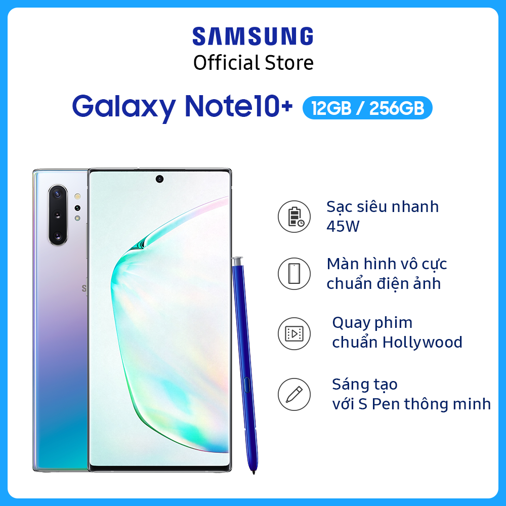 Điện Thoại Samsung Galaxy Note 10 Plus (256GB/12GB) - Hàng Chính Hãng