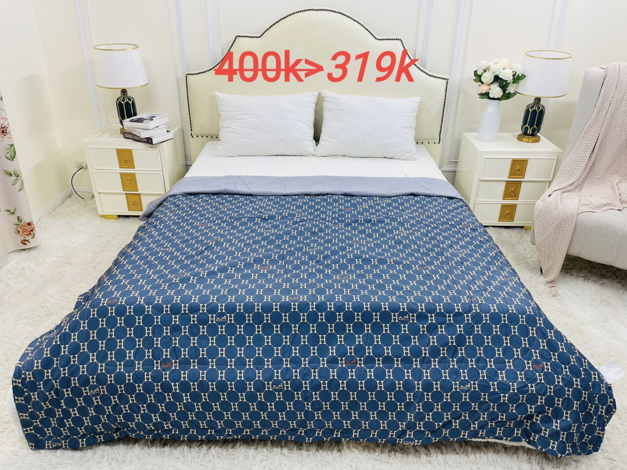 "NGÀY CỦA CHĂN LỤA HÈ" siêu Combo:Giảm 20%,mua dồn 10 cái hoàn tiền mặt 10%,bao Ship.
