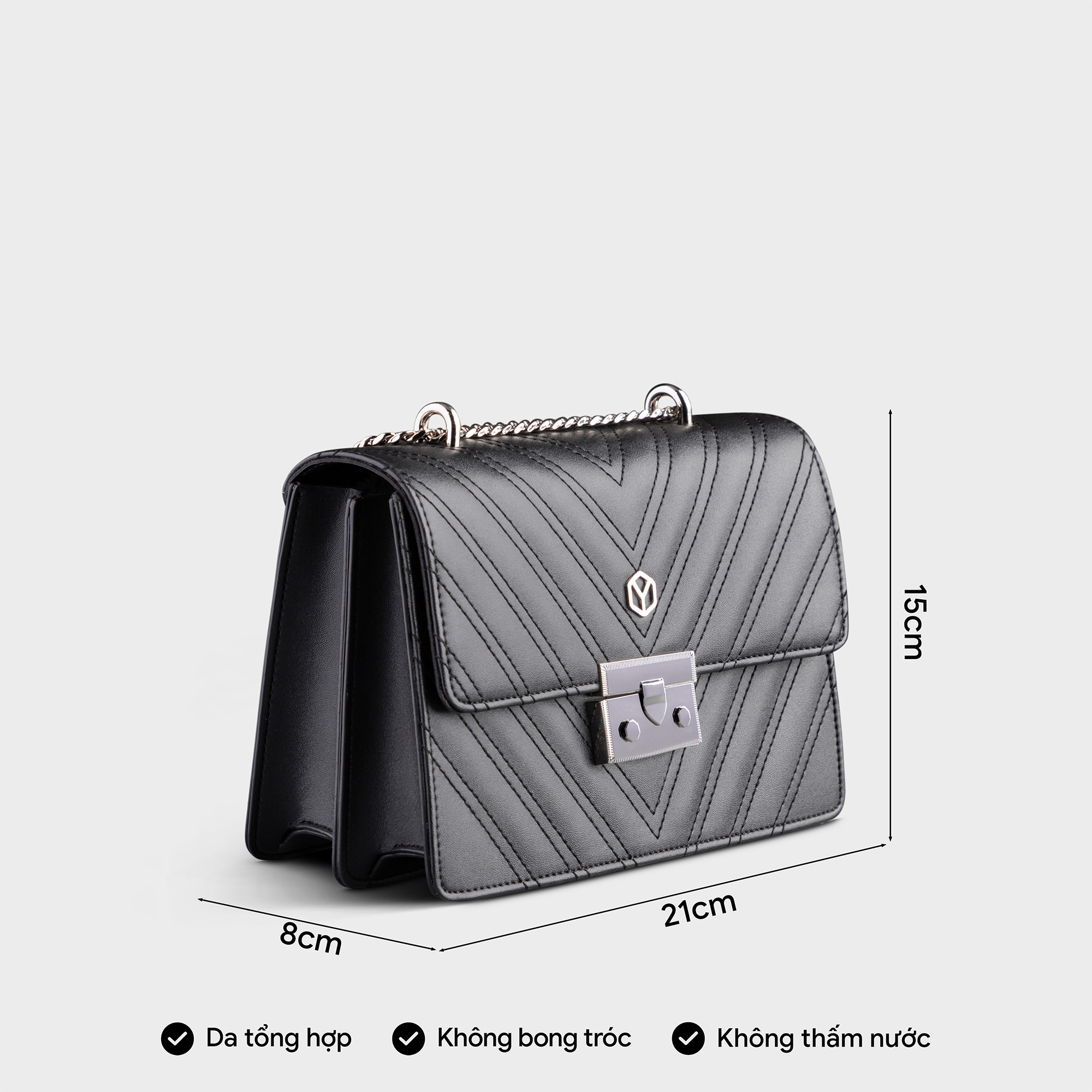 Túi Yuumy ( Thời trang nữ đi tiệc size 21 - Túi đeo chéo da Seasand YN137 )