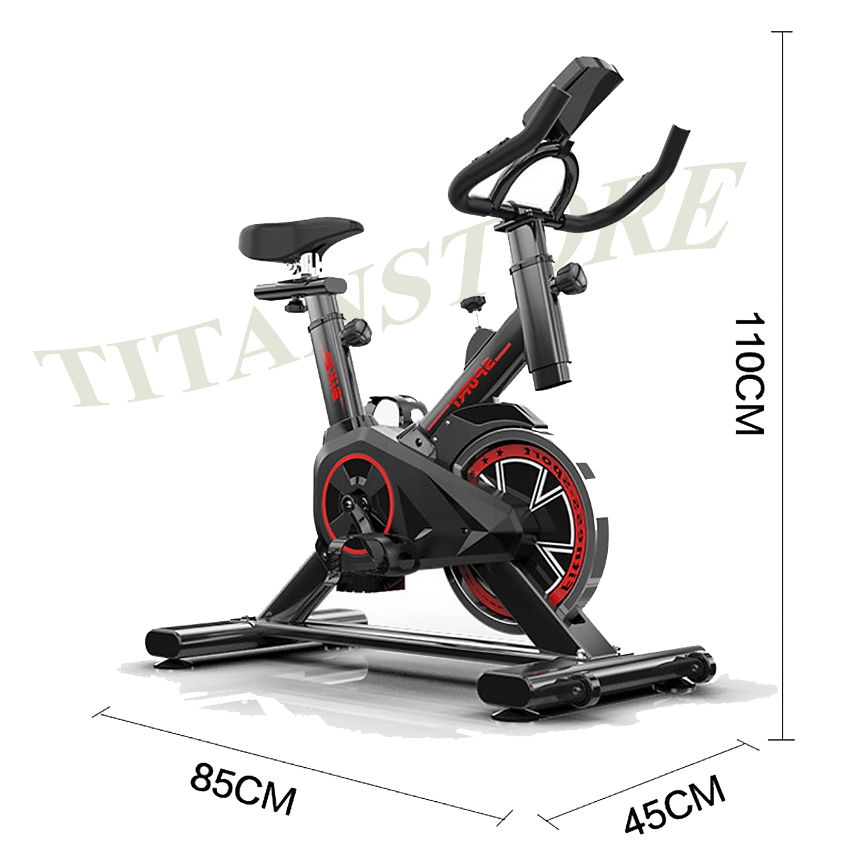 Xe Đạp Tập Tại Nhà - Xe Đạp Tập Gym Tại Nhà - Thiết kế khung thép sang trọng và chắc chắn, Màn hình LED điện tử thông minh.