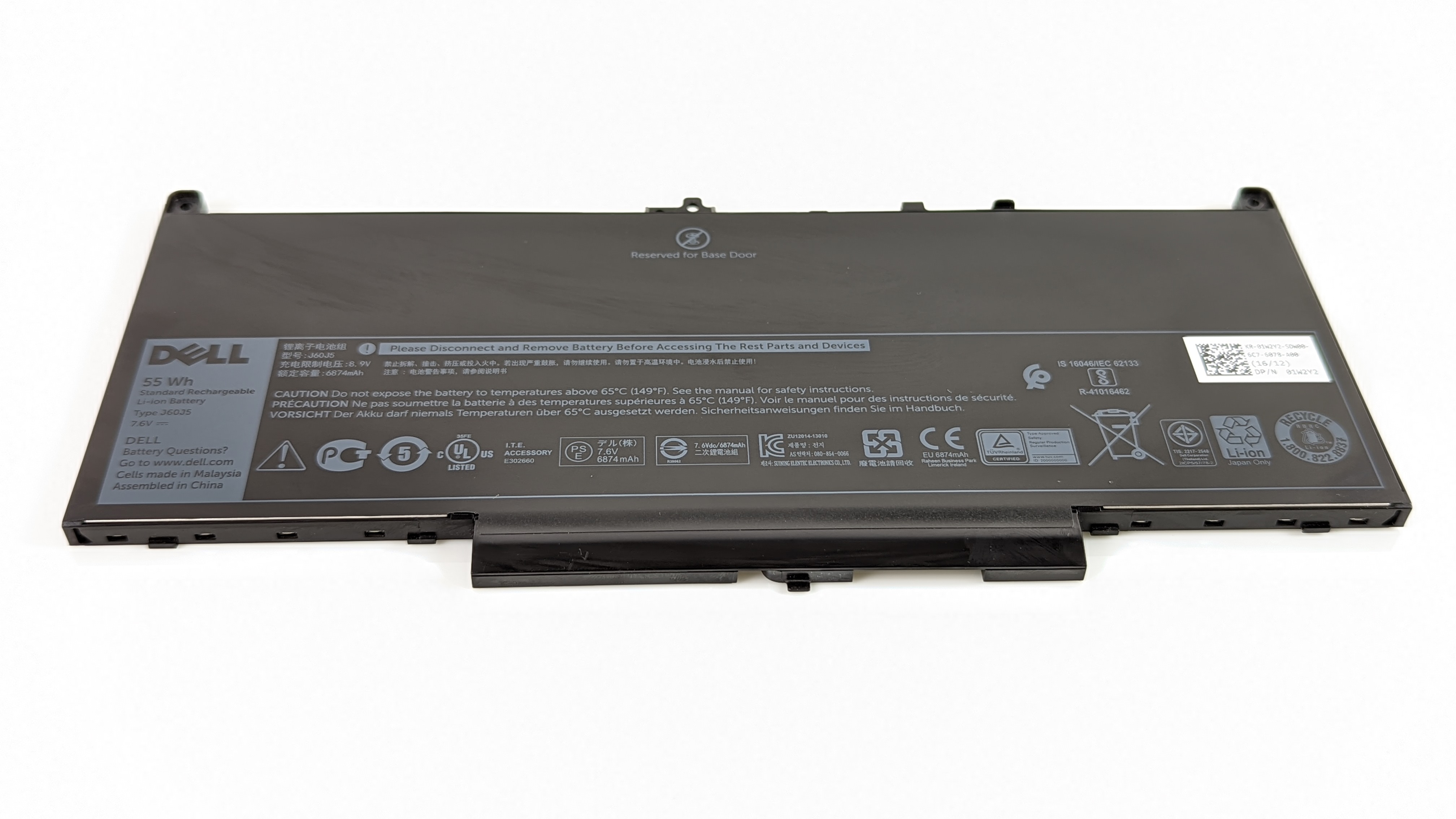 Pin Dành Cho Laptop Dell Latitude 7470 7270 E7470 E7270 Mã Pin J60J5 Dung Lượng 55Wh