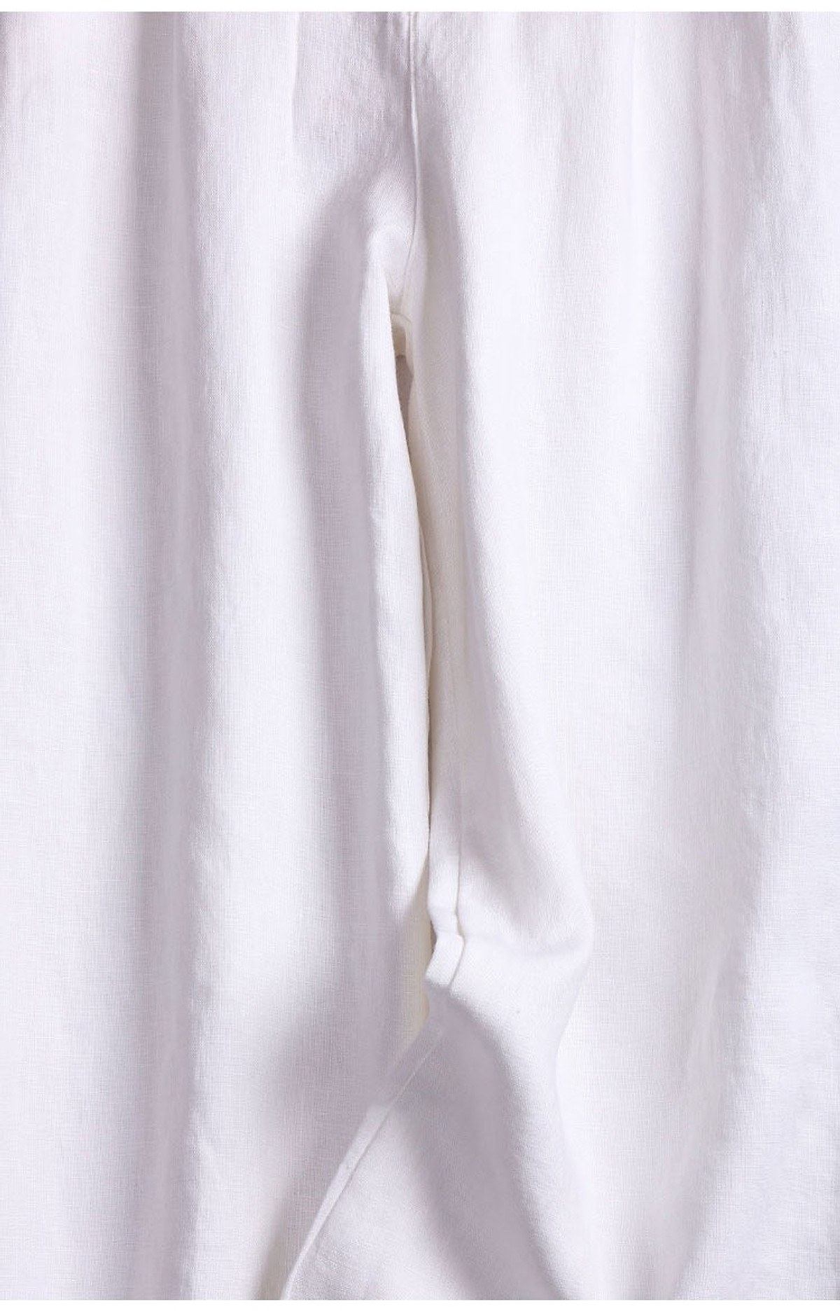 Set Đầm Suông Linen ngắn tay cồ tim kèm Quần ống rộng