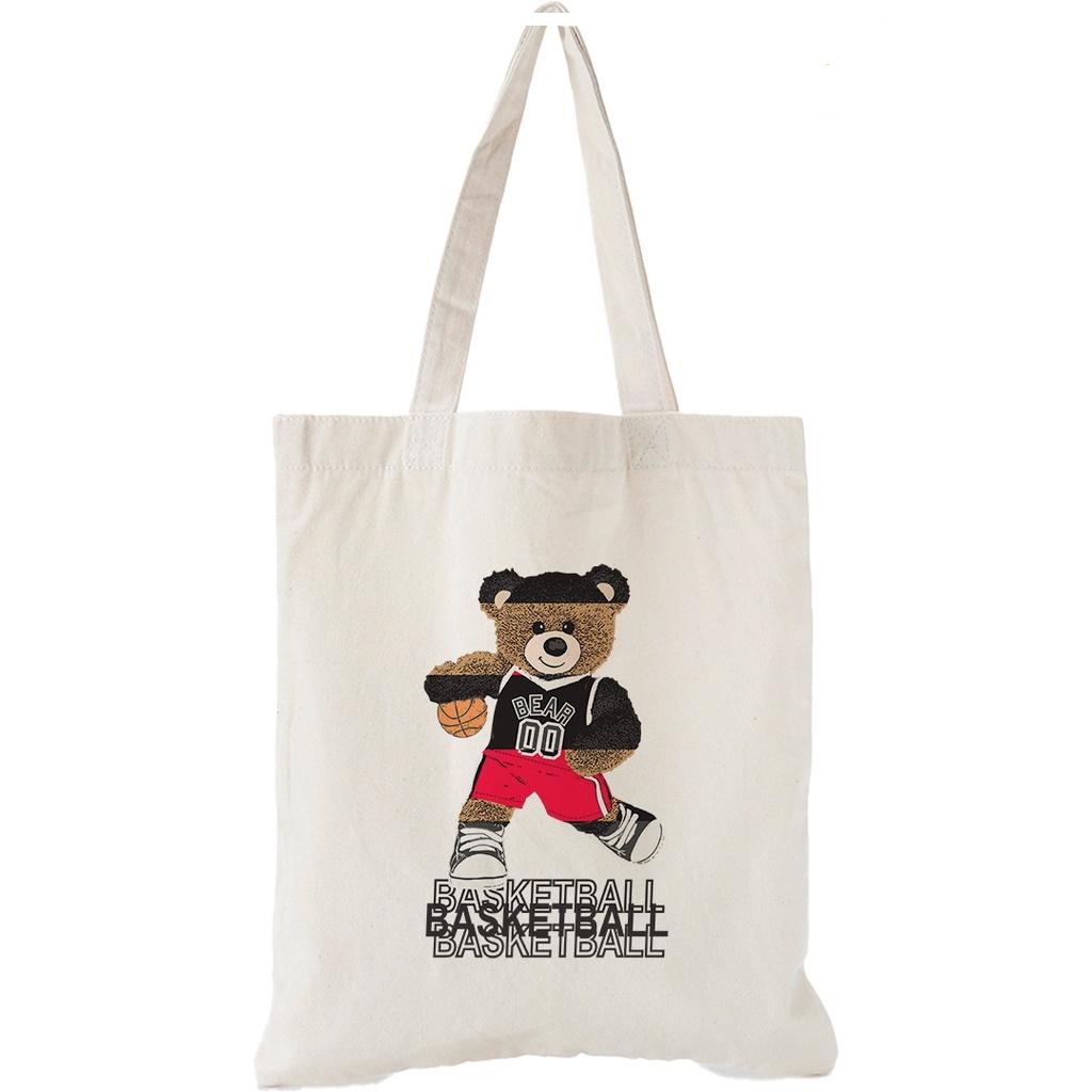 Túi vải Canvas Trương Gia Túi Vải - Túi Canvas bộ sưu Bear Basic - nhiều kích thước - Bear Basic 12