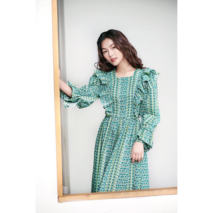LIIN - Đầm cổ vuông bèo xinh xắn
