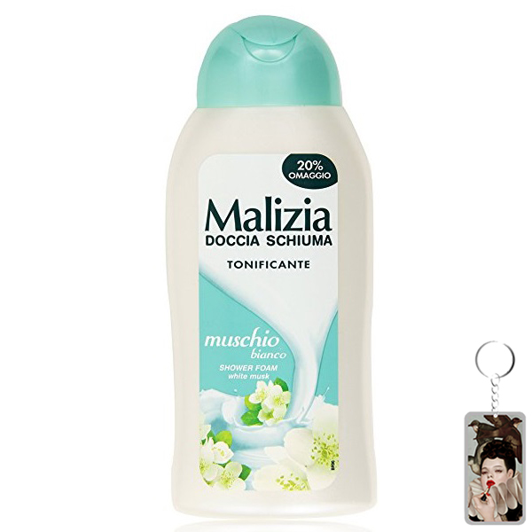 Sữa tắm Malizia Bath Foam 300ml tặng kèm móc khóa