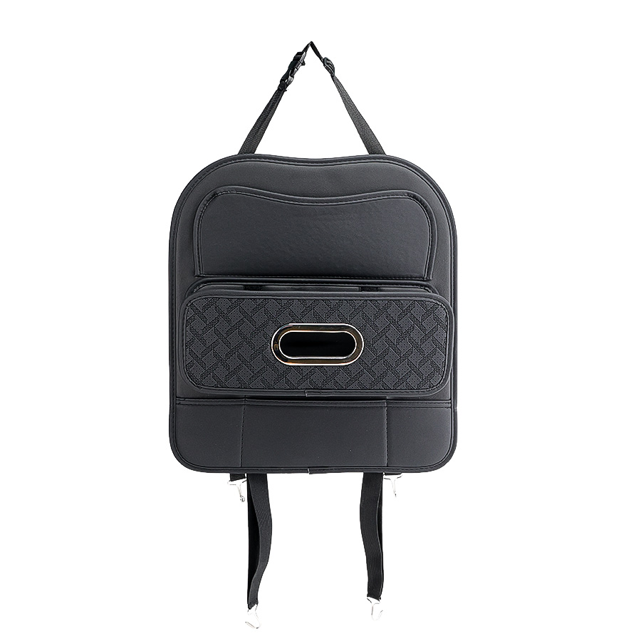 Túi Đựng Đồ Xe Hơi Đa Năng Sau Ghế Ô Tô CIND CD-T011 Da PU Màu Đen - Nhập Khẩu Chính Hãng