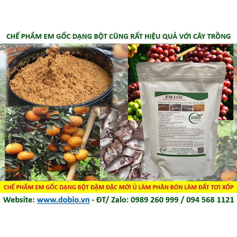 CHẾ PHẨM SINH HỌC MEN VI SINH EM GỐC DẠNG BỘT MỚI ĐẬM ĐẶC TÚI 500G TIỆN TỐT HƠN