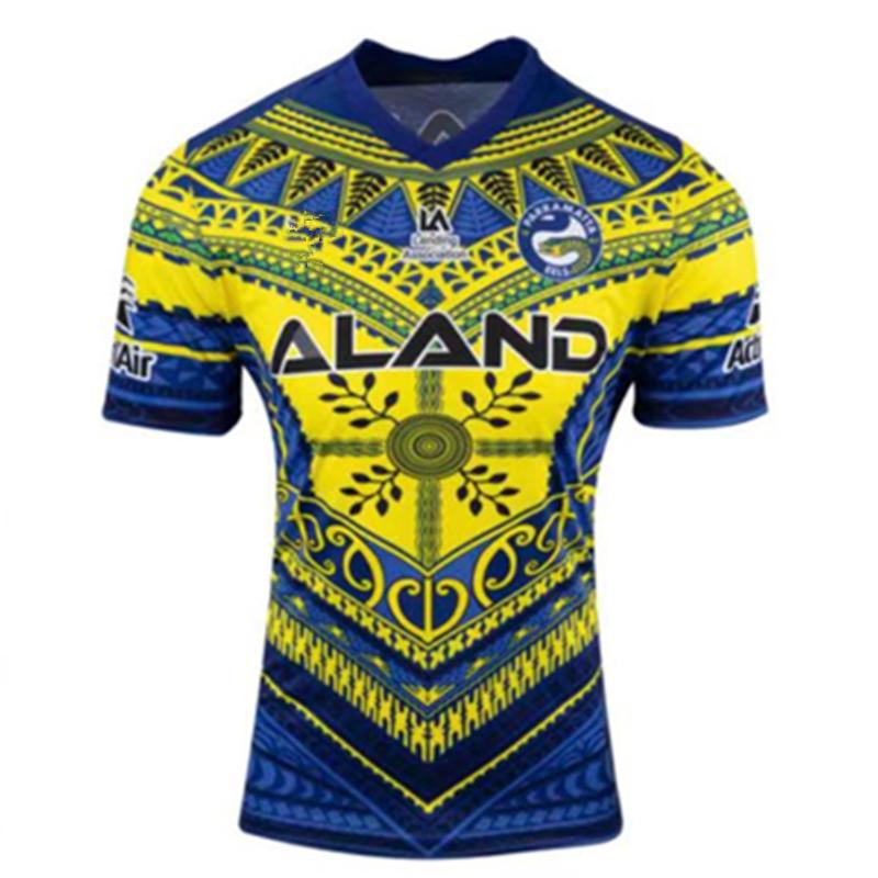 2023 Parramatta Eels Anzac / Sân nhà / Sân khách / Huấn luyện Pasifika / Bản địa / Áo bóng bầu dục Singlet - Cỡ nam: S-5XL Color: 2023 Home Size: L