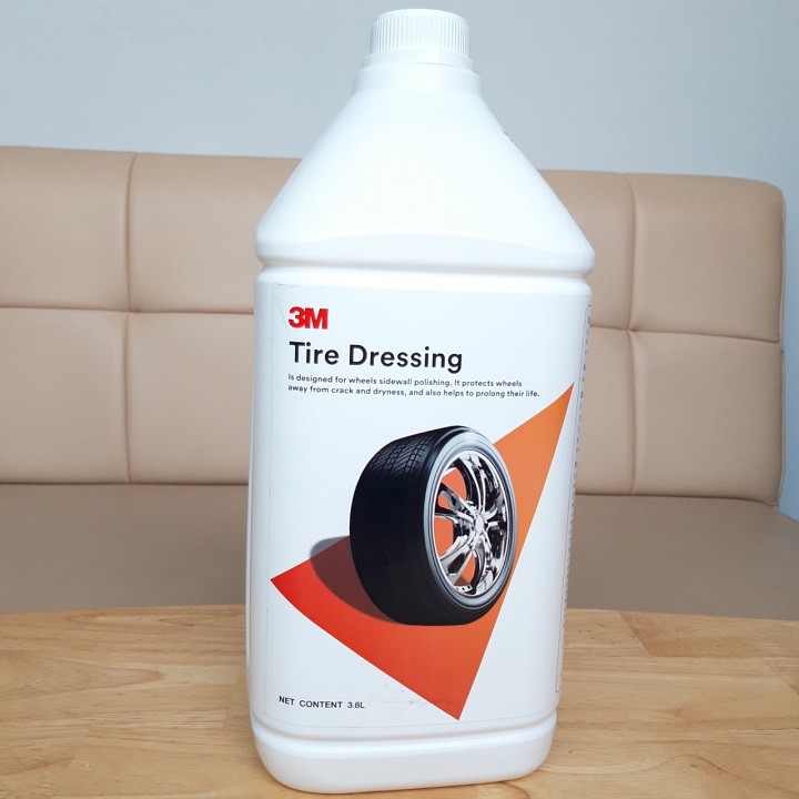 Dung Dịch Bảo Dưỡng Vỏ Xe Ô Tô 3M PN39042 Tire Gressing 3.8L