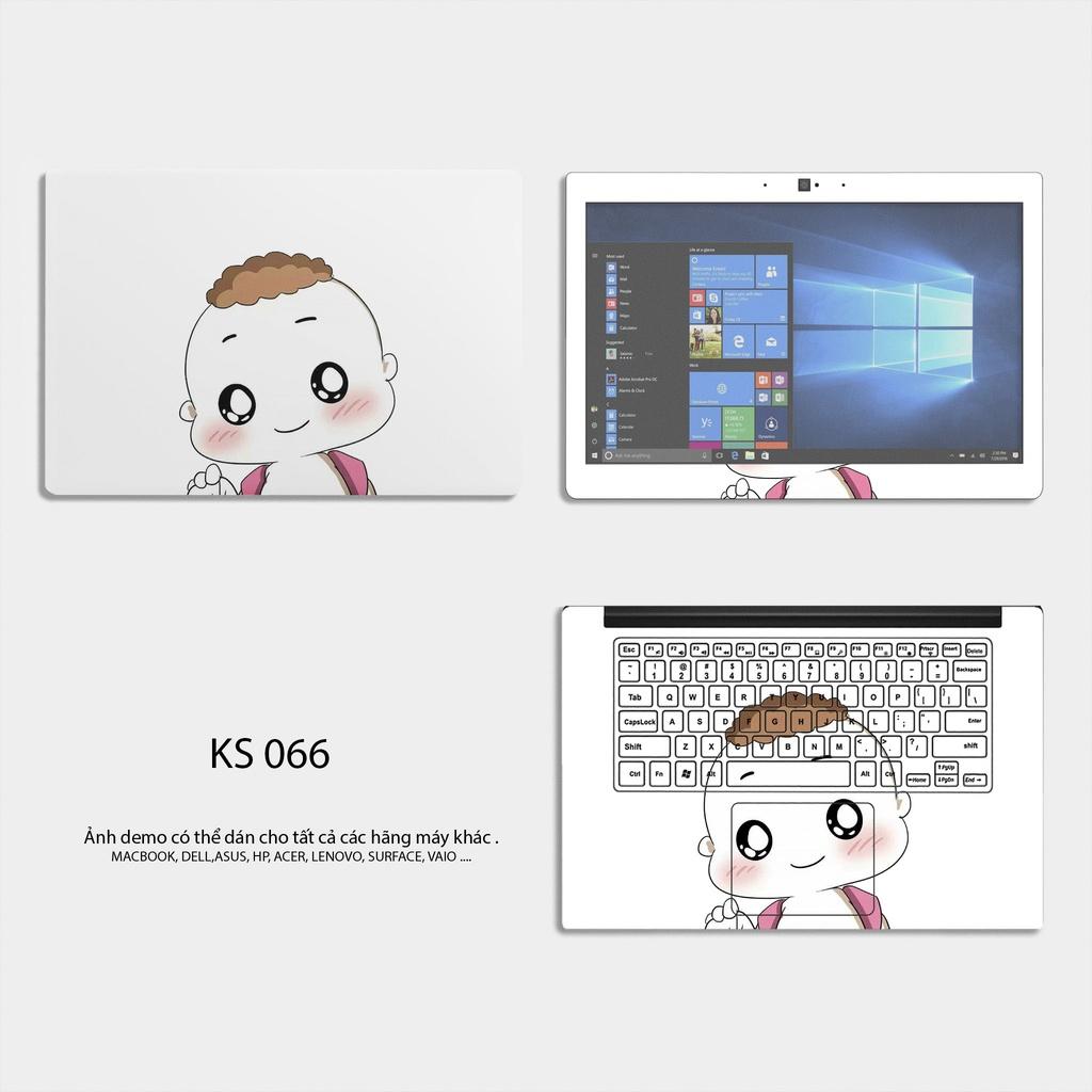 Skin Dán Laptop - Mẫu Quỳnh AKA + Củ Cải Trắng - Dành Cho Tất Cả Các Dòng Laptop