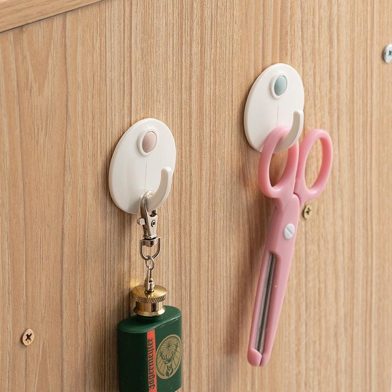 1 vỉ 3 móc dán tường chịu lực siêu dính dán tốt trên mọi bề mặt