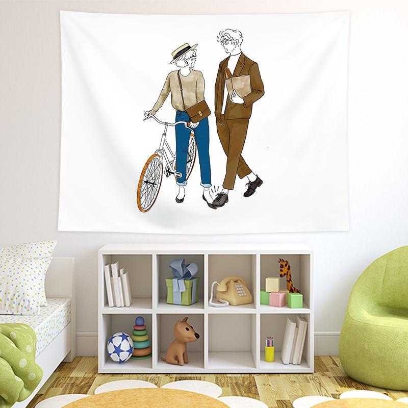 Thảm Treo Tường trang trí, Decor phòng ngủ, vải treo tường vintage