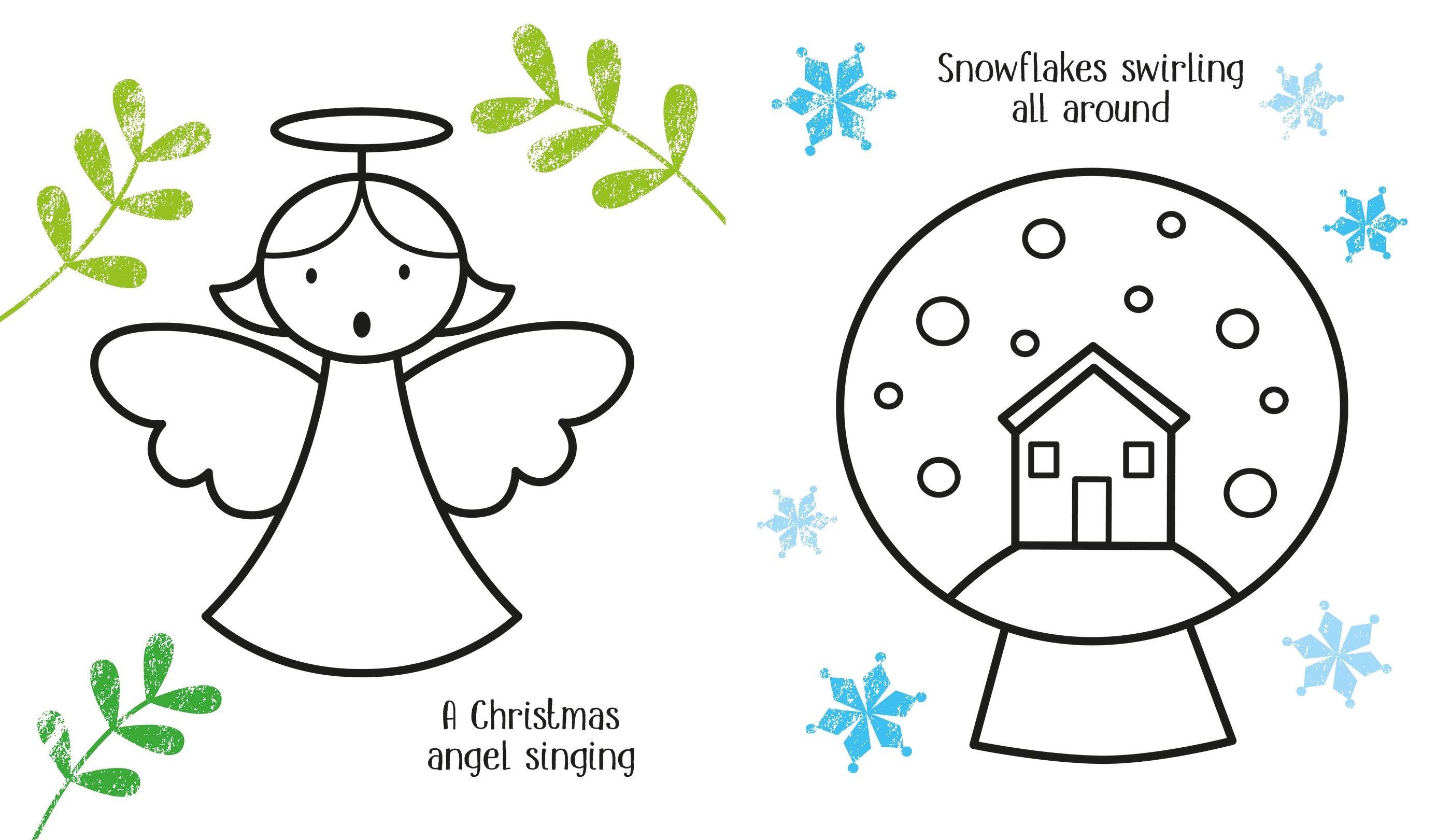 First Colouring Christmas