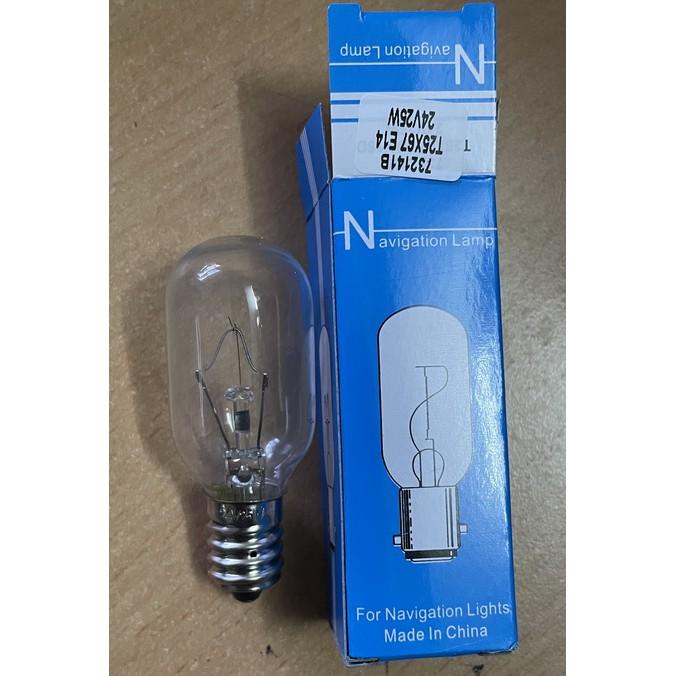 Bóng đèn sợi đốt E14 24V 25W 25x70mm