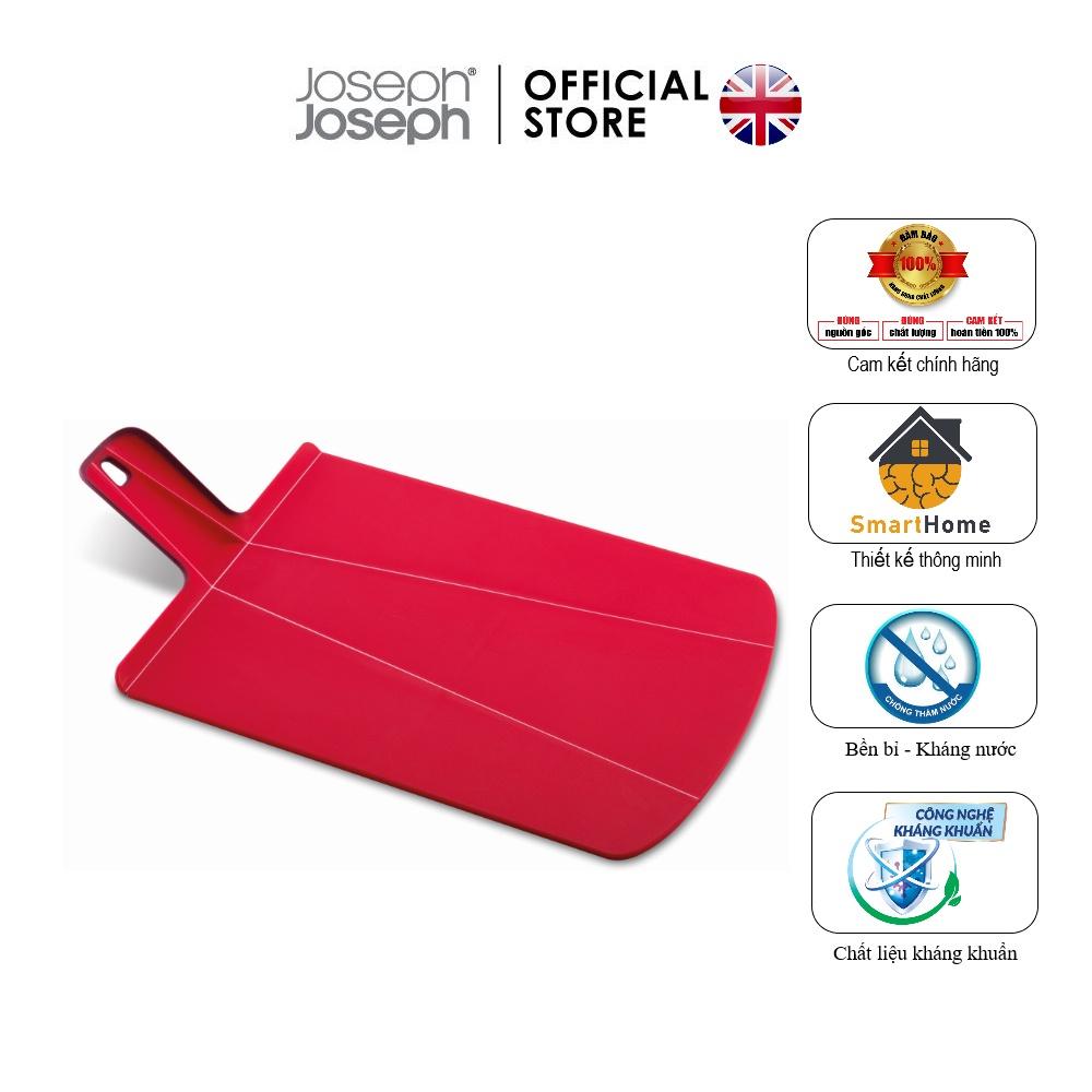 Thớt gấp cao cấp Joseph Joseph 600421 - Chop2Pot Plus Folding Chopping Board Large Red