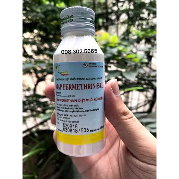 Xịt Muỗi y tế MAP PERMETHRIN 55EC diệt muỗi tận gốc an toàn hiệu quả thuốc diệt muỗi nhập khẩu