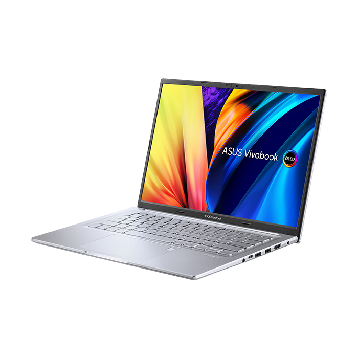 Laptop ASUS VivoBook 14X A1403ZA-KM067W (I5-12500H | 8GB | 256GB PCIE | 14.0 WQXGA OLED | WIN11 | BẠC) - Hàng Chính Hãng