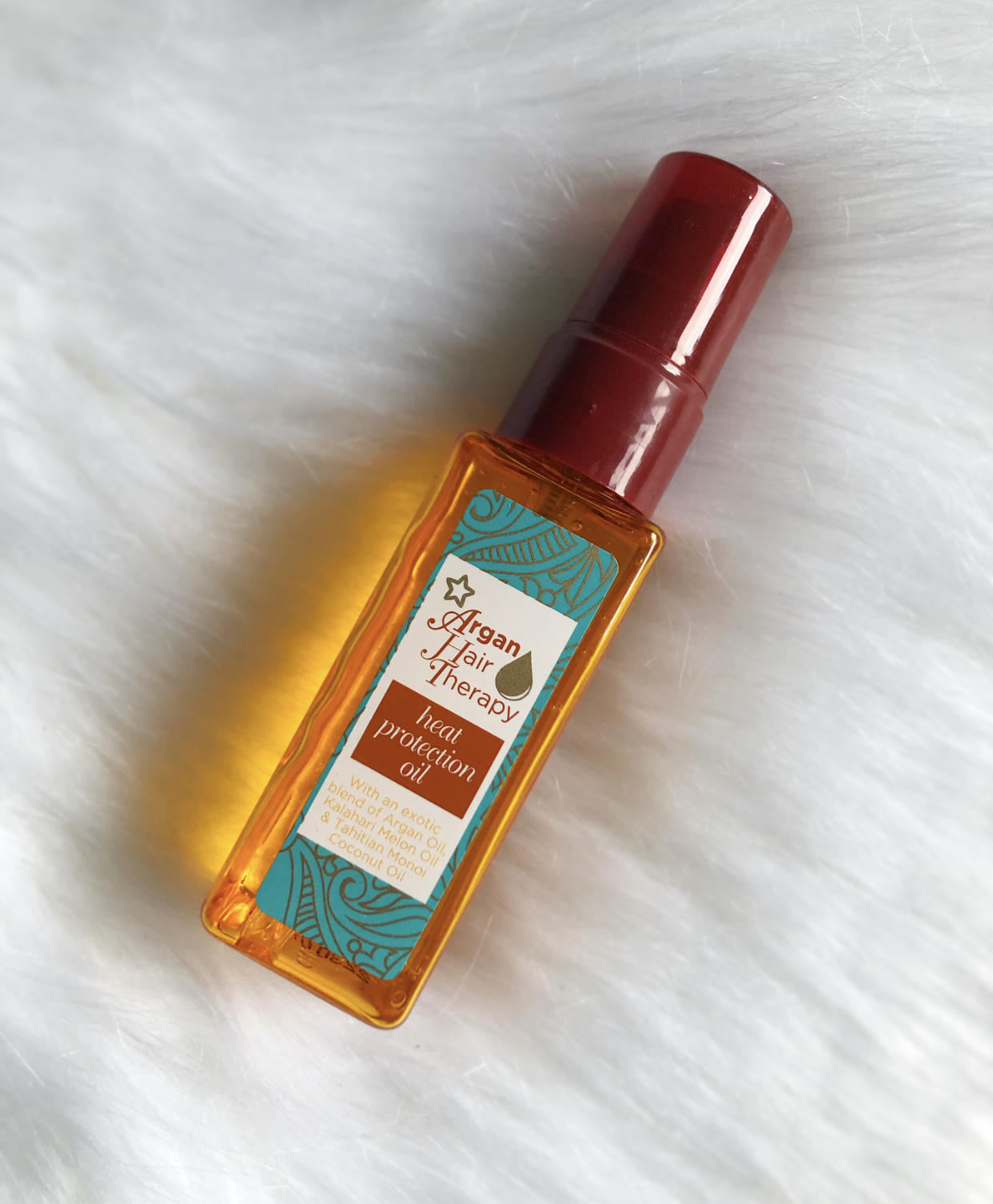 Dưỡng tóc Superdrug Argan Hair Therapy Heat Protection Oil 50ml