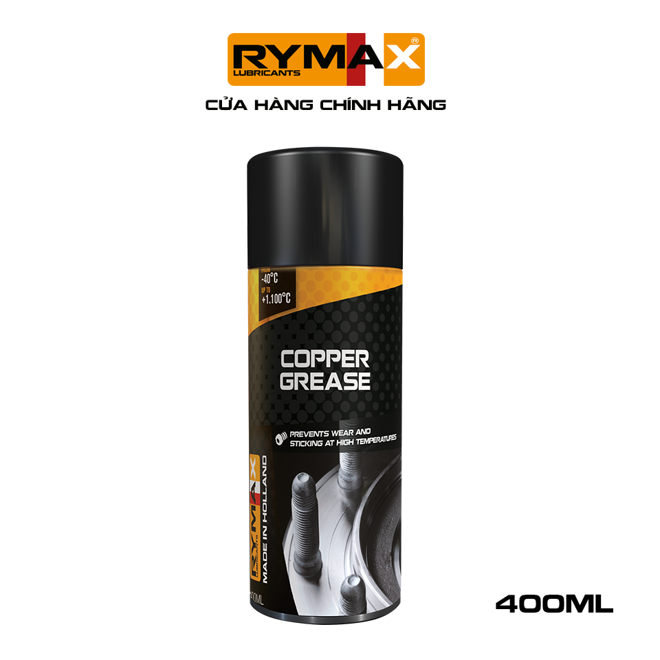 Mỡ đồng chịu nhiệt dạng xịt Rymax Copper Grease ( Chai 400ml ) - Chịu nhiệt 1100°C