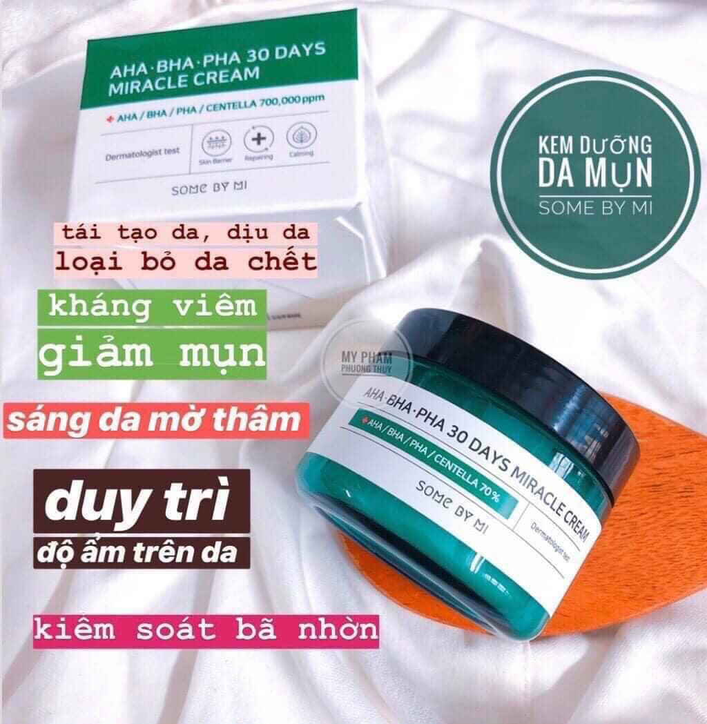 Kem Dưỡng Da Some By Mi AHA-BHA-PHA 30 Days Miracle Cream 60ml