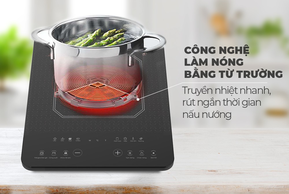 Bếp điện từ đơn Sunhouse SHD6802- Hàng chính hãng