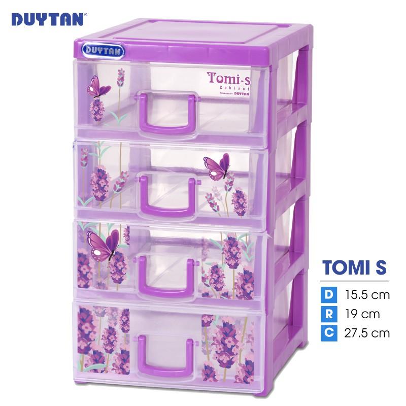Tủ nhựa DUY TÂN Tomi S 4 ngăn 15.5 x 19 x 27,5 cm