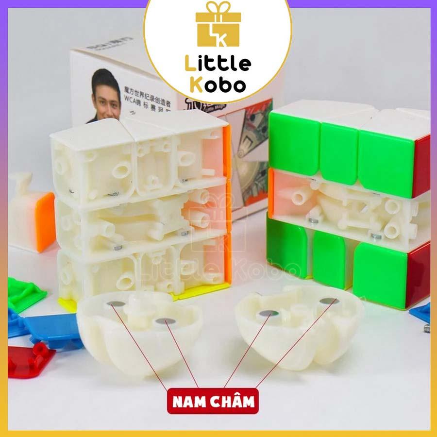 Rubik YuXin Square-1 M Nam Châm Little YuXin Magic Rubic Biến Thể SQ1 Stickerless